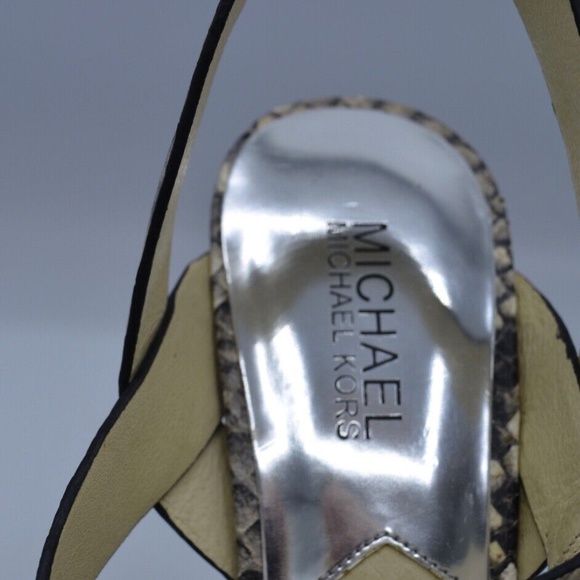 MICHAEL by Michael Kors - Josephine Platform - Leather Snake Print - 8.5M - Picture 7 of 12
